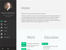 Tablet Screenshot of barrylawrensen.com